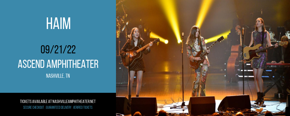 Haim at Ascend Amphitheater tickets Haim at Ascend Amphitheater