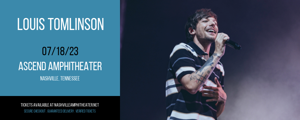 Louis Tomlinson at Ascend Amphitheater tickets Louis Tomlinson at Ascend Amphitheater