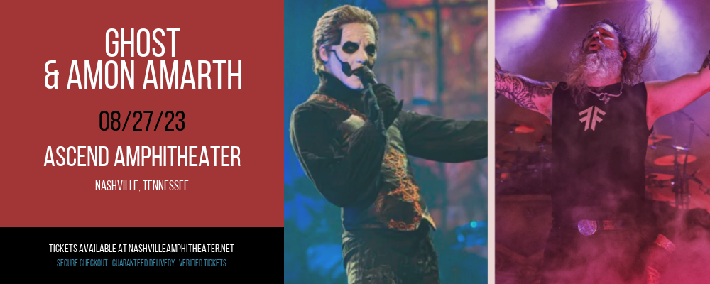 Ghost & Amon Amarth at Ascend Amphitheater tickets Ghost & Amon Amarth at Ascend Amphitheater