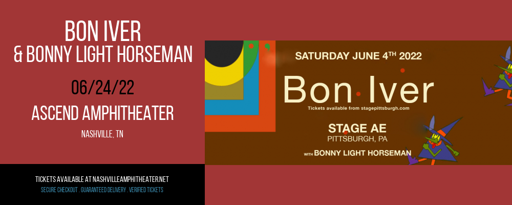 Bon Iver & Bonny Light Horseman at Ascend Amphitheater tickets Bon Iver & Bonny Light Horseman at Ascend Amphitheater