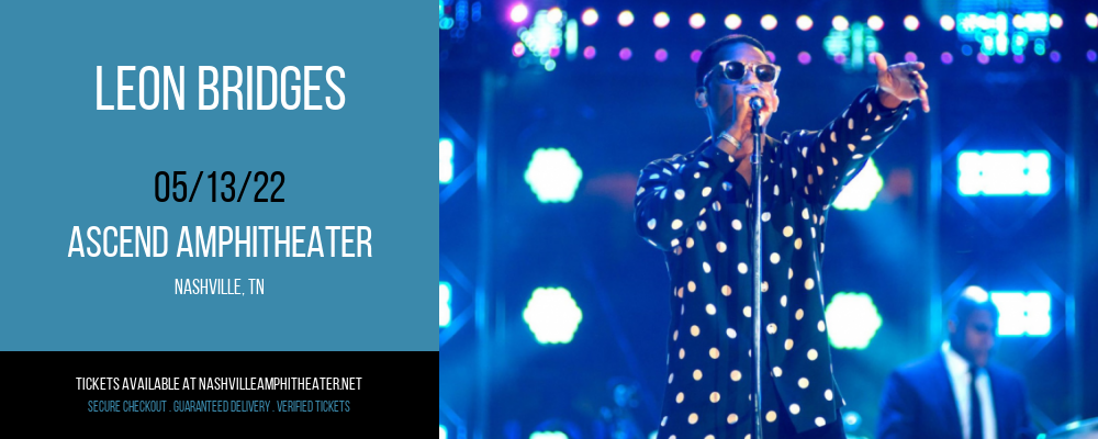 Leon Bridges at Ascend Amphitheater tickets Leon Bridges at Ascend Amphitheater