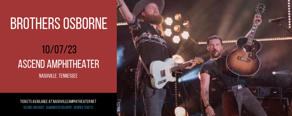 Brothers Osborne Tickets 7th October